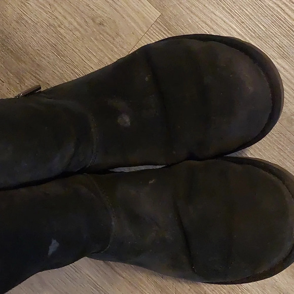 Ugg classic sequin zip sheepskin boots booties size 7 - Picture 6 of 9